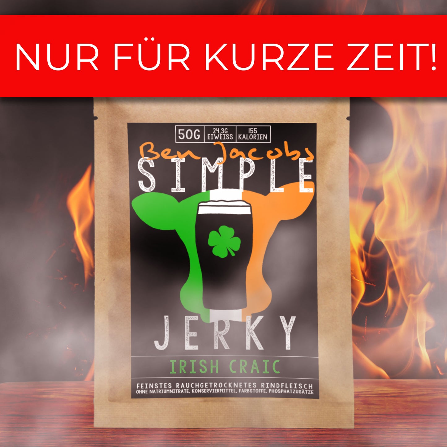 Beef Jerky - Irish Craic 50g