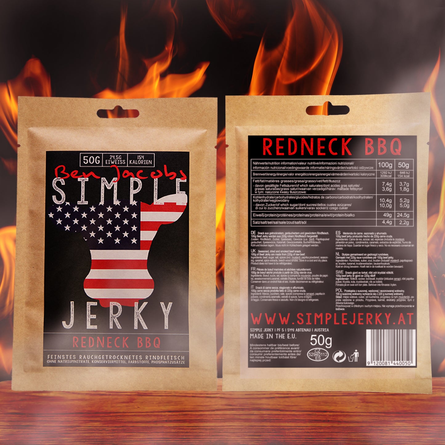 Simple Jerky - Sample Box (5 x 50g)